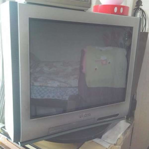 TOSHIBA 21"平面方角舊款彩色電視