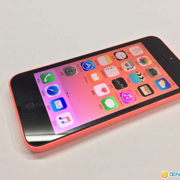 95% New iPhone 5C 16G 桃紅色