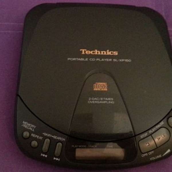 中古 Technics portable cd player SL-XP150, 100% work