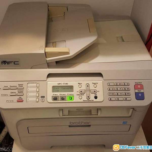 Brother MFC-7340 laser printer  (黑白打印/傳真/彩色掃瞄/黑白影印)