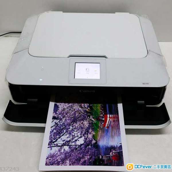 無花新淨無盒9成新6色墨盒高級印相canon MG7170 Scan printer<經App印相>