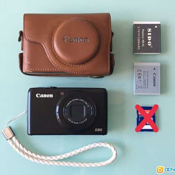 Canon PowerShot S90 行貨 黑色 (連潛水殼)