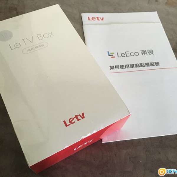 新 LeTV  樂視4K標準版盒子, 連12個月VIP樂視會藉
