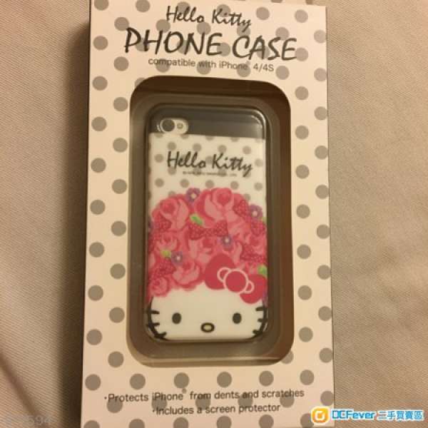 Hello Kitty iPhone 4/4s case (全新)