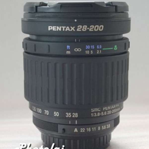 PENTAX FA SMC 28-200mm F3.8-5.6 IF AL 天涯鏡 (K Mount for FF K1)