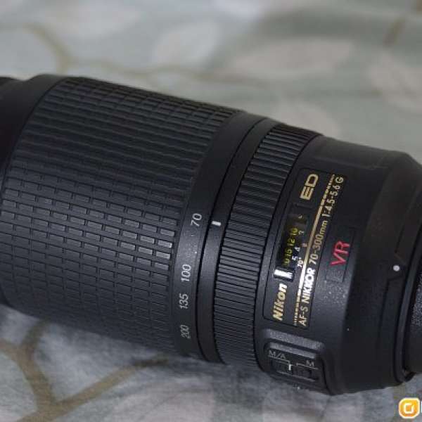 99%新 Nikon AF-S VR 70-300mm  f/4.5-5.6G IF-ED 有Protector & CPL