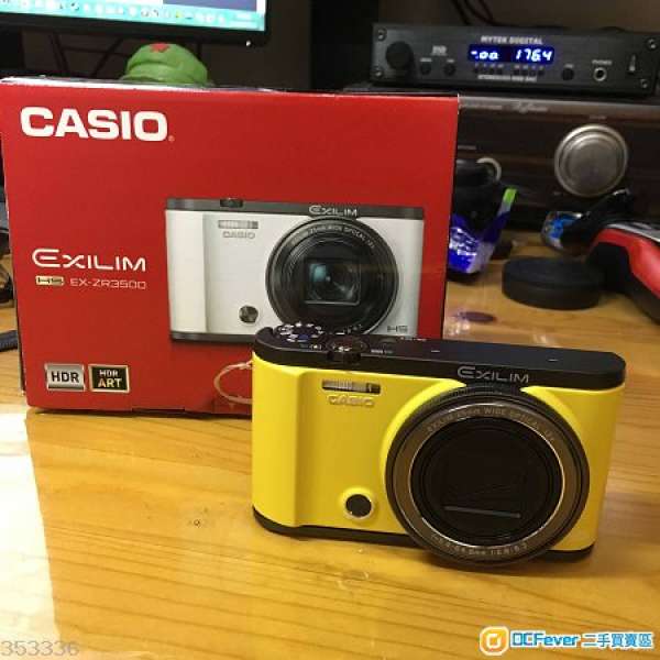 Casio EXILIM EX-ZR3500 黃色 (天涯 + 自拍DC仔)
