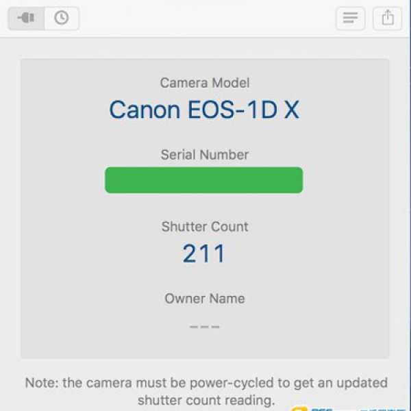 99%新 Canon 1DX SC211次 行貨 後備機 2 Canon電 1066X 128GB CF卡