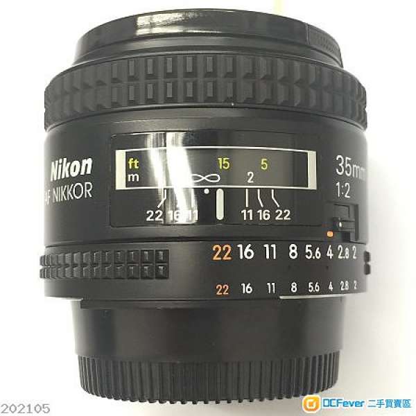 Nikon AF Nikkor 35mm f/2