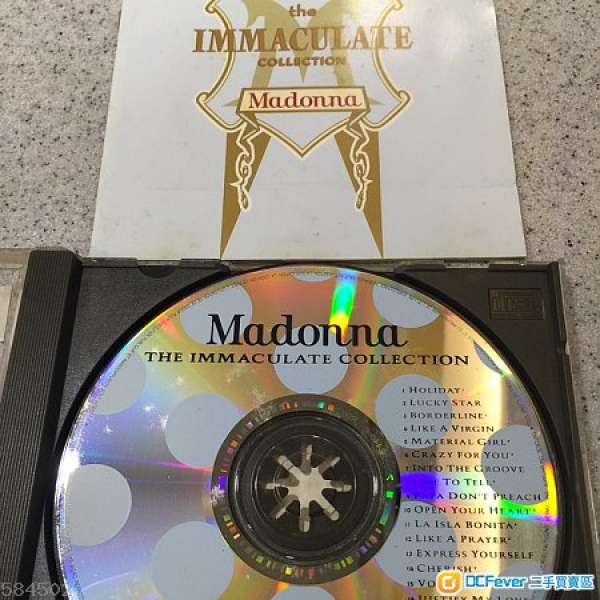 Madonna The Immaculate Collection  made in Germany