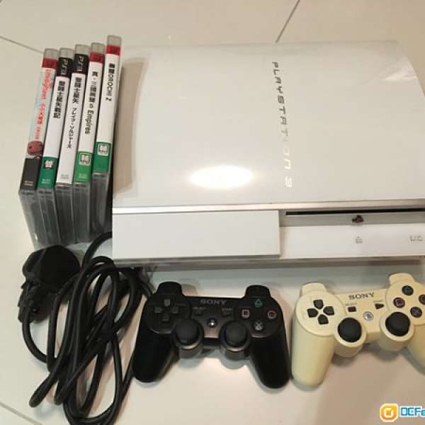 SONY Playstation 3 PS3 80G 主機連 2手制 5遊戲