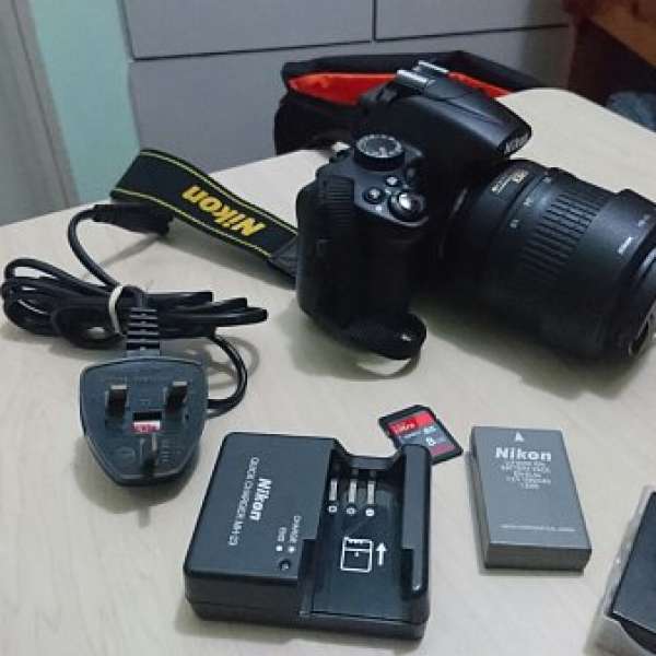 Nikon D5000 VR 18-55mm Kit 連Memory card