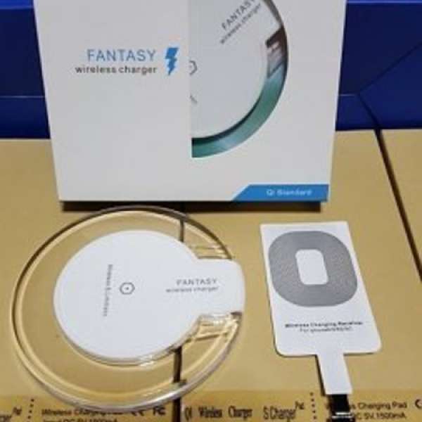 FANTASY QI 無線充電板 (連 IPHONE lightning 無線充電板), 全新