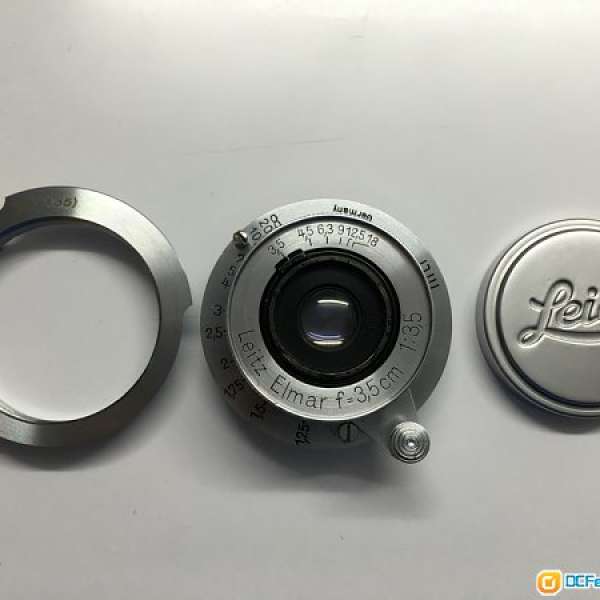 Over 90%new Leica 3.5cm f/3.5 Elmar LTM Lens LM color 35mm