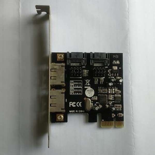 PCI-E 轉 Sata3 卡，舊底板轉 SSD 用