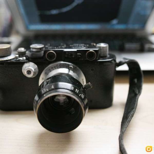 Leica IIIa Black Paint with Elmar 50mm 3.5 LTM L39