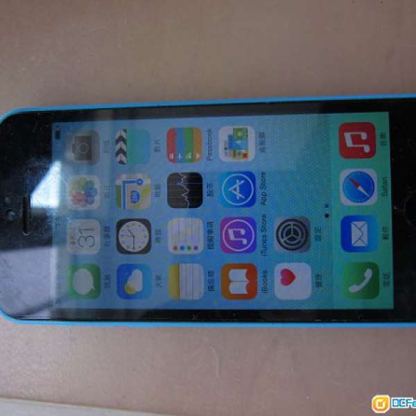 二手行貨iphone 5C藍色 16gb