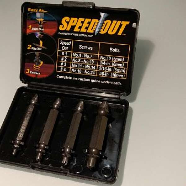 SpeedOut 螺絲釘拆除器 斷絲取出器