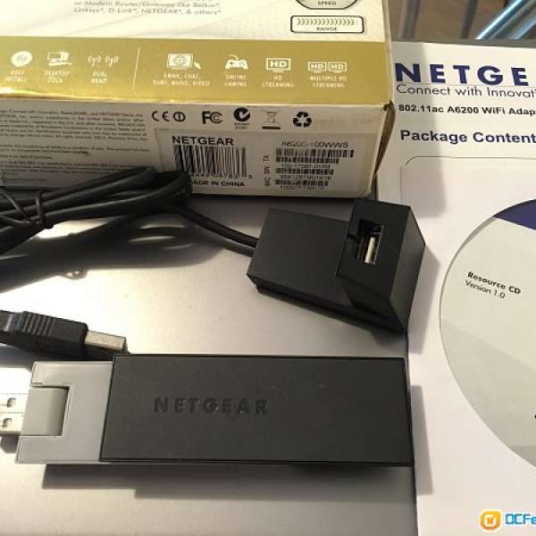 Netgear A6200 wifi usb adaptor