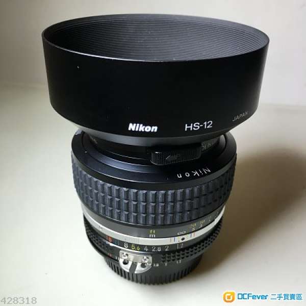 Nikon 50mm F1.2 AIS 連 hood