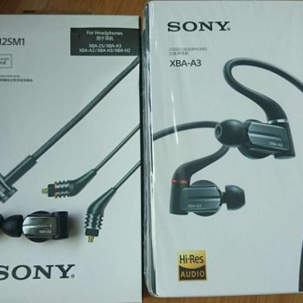 Sony XBA-A3 耳機 & MUC-M12SM1升級線