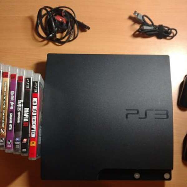 PS3 Playstation with 10 Games
