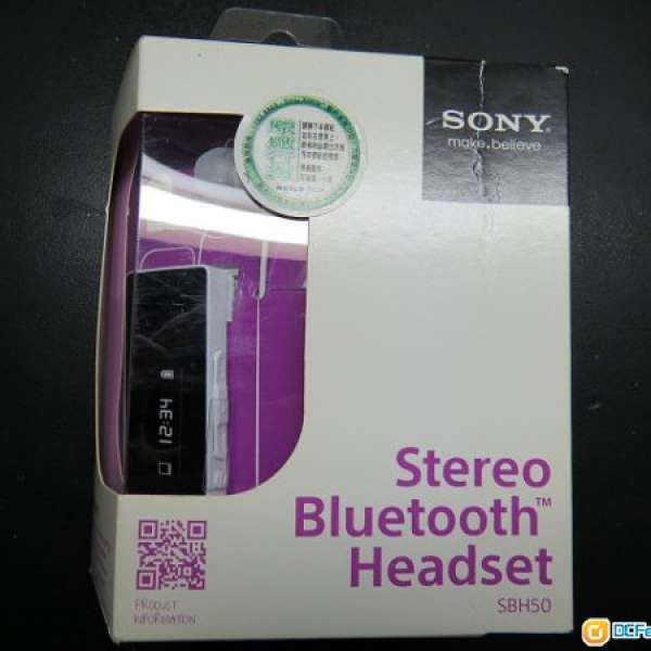 Sony stereo bluetooth headset SBH50