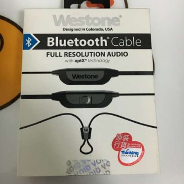 香港行貨 Westone Bluetooth Cable 藍芽耳機線