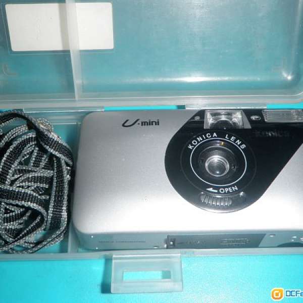 Konica U-mini 輕便菲林相機， 精緻小巧，連原裝盒