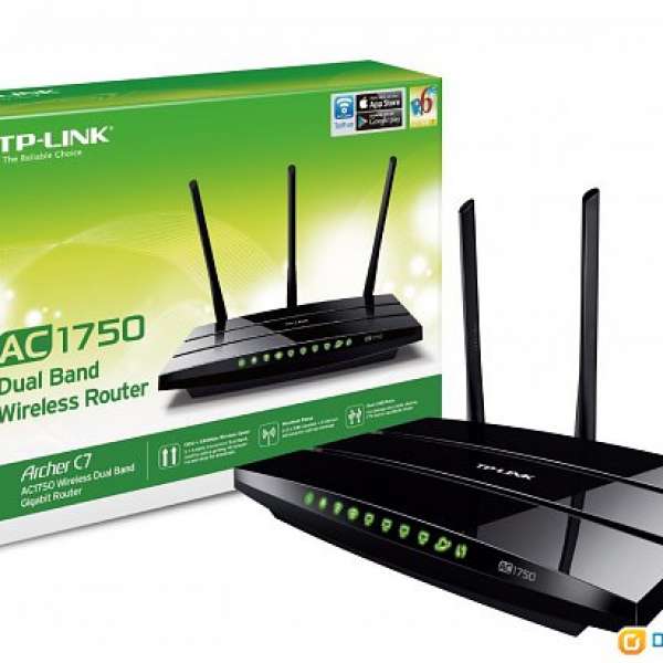 TP-link Archer C7 v2 AC1750 雙頻無線WIFI穿牆 Gigabit Router