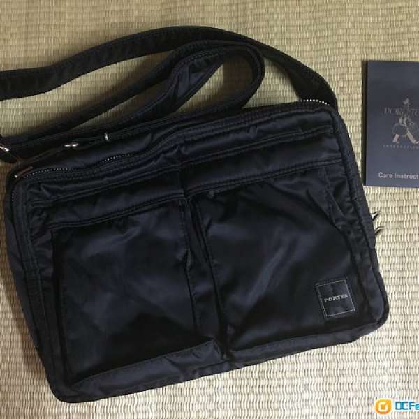 PORTER 黑色斜揹袋 (Black)