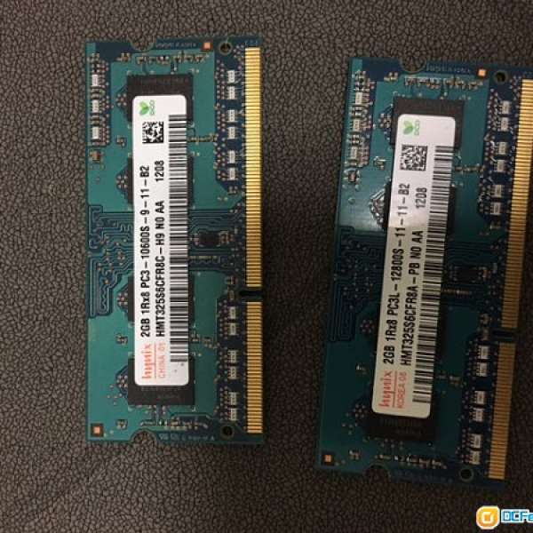 Notebook DDR3 2GB 三條