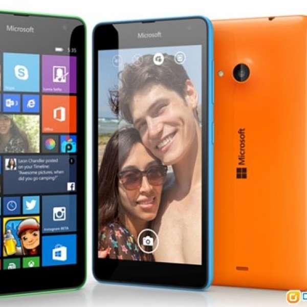 95% new Lumia 535 dual sim 行貨
