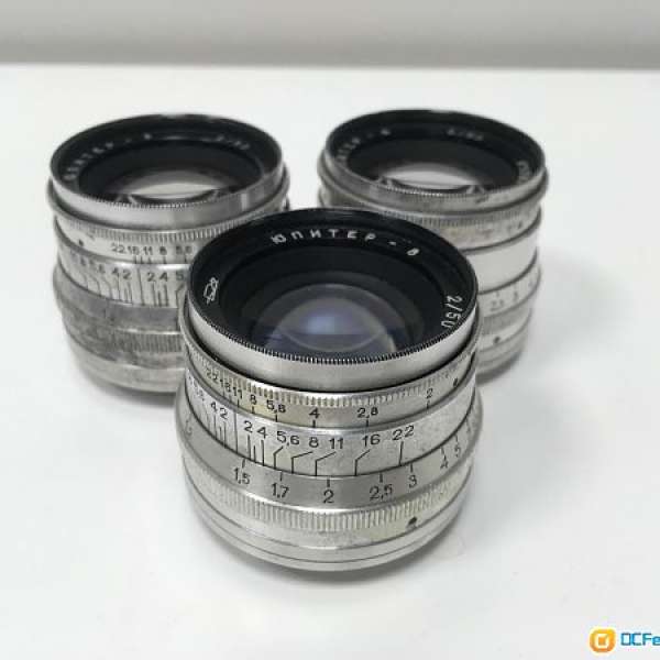 L39 蘇俄Jupiter 8 50mm f2 USSR ltm m39 lens