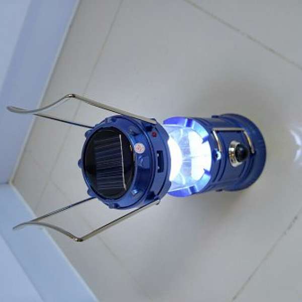 太陽能叉電LED露營燈