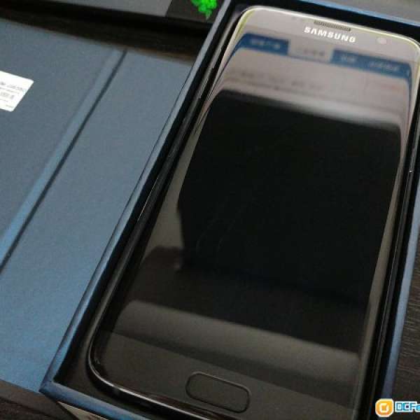 92% 新 行貨 三星 Samsung Galaxy S7 Edge 32GB 黑色 有少花