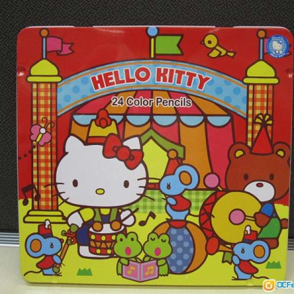 [全新] Hello Kitty 24色 木顏色筆
