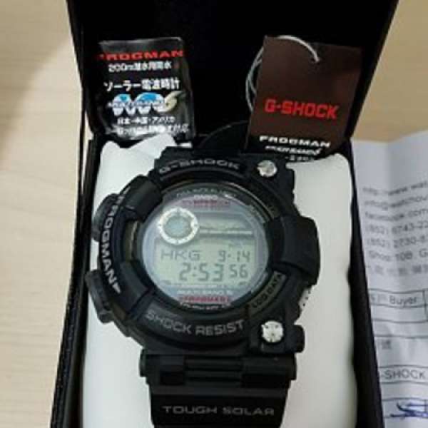 G-SHOCK GWF-1000-1JF 電波五代黑千蛙 約90%New