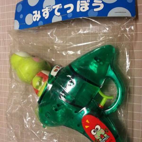 [全新] 絕版 收藏品 日本製 Sanrio Keroppi 大眼青蛙 水鎗