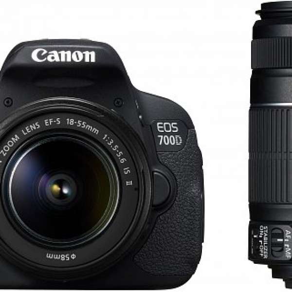 Canon EOS 700D 18-55mm II + 55-250mm II 雙鏡裝
