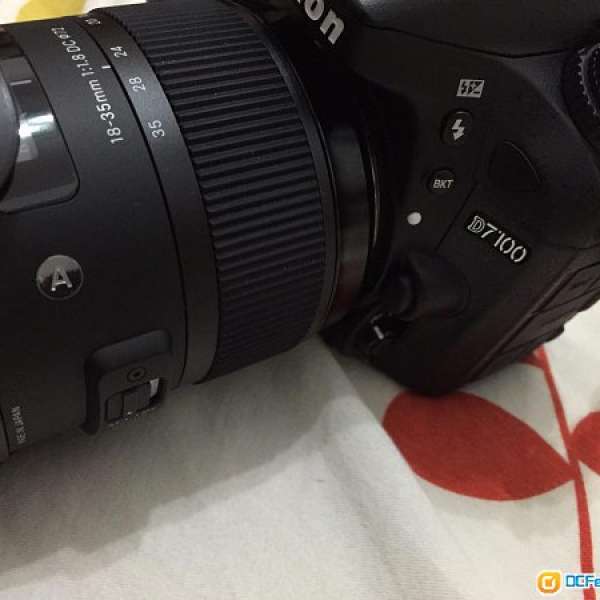 95% new Sigma 18-35 f1.8 Nikon Mount + B+W UV-HAZE Filter MRC XSP