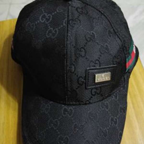 全新黑色 Gucci Cap 帽