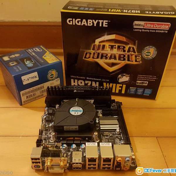 Intel i7-4790K + Gigabyte GA-H97N-WIFI + Corsair 16GB - 100% Work