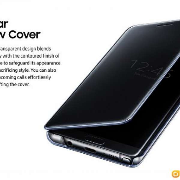 全新末開盒Samsung Note 7 Clear View Cover