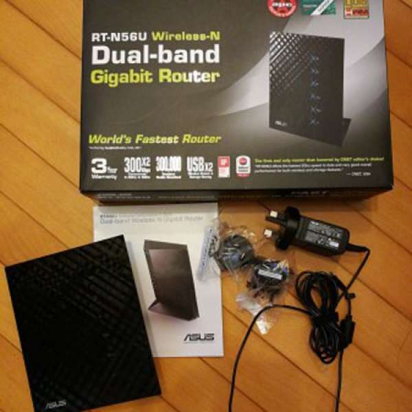 ASUS RT-N56U Wireless-N Dual-band Gigabit Router (當壞賣)