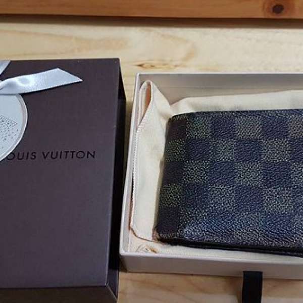 LV Damier Multiple Series Wallet 路易威登格仔銀包 約50%New