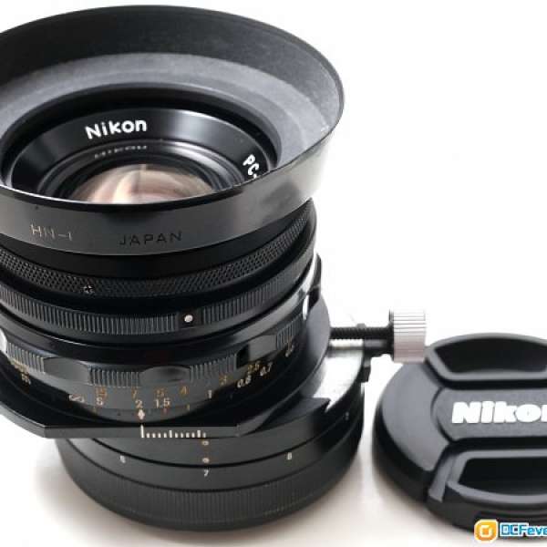 Nikon PC-Nikkor 35mm f/2.8移軸鏡 (non-AI) 藝康最完美廣角鏡  銳利  細緻  不變形...