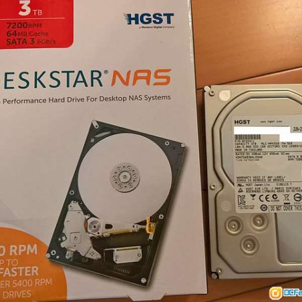 HGST NAS Desktop Drive 3TB 最後一隻