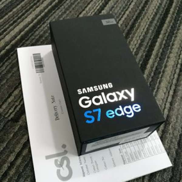 全新行貨 Samsung 銀色 S7 Edge Silver 未開盒 一年保