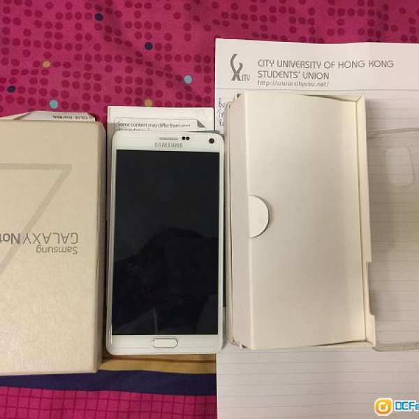 Note 4 N910U smartone white 9